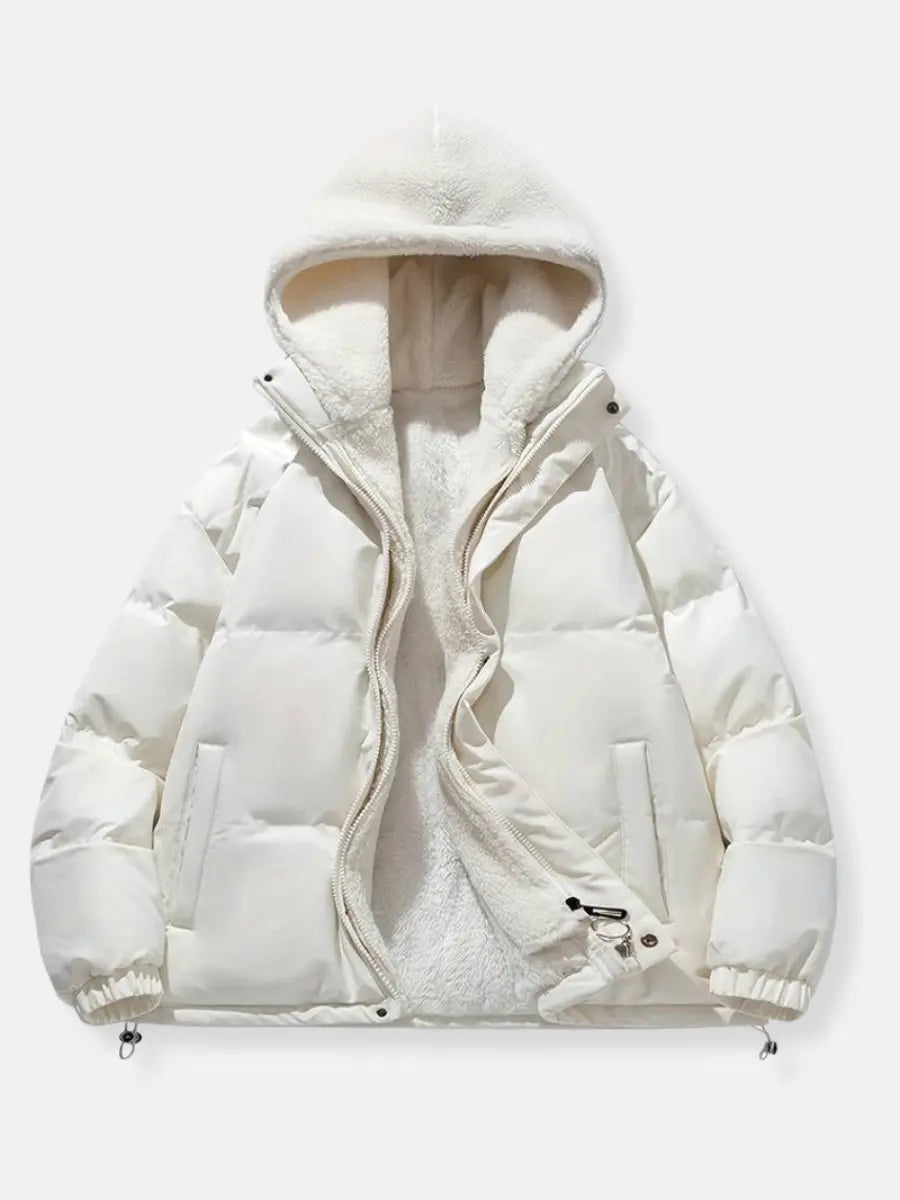 Winter Puffer Hooded Jacket with Inner Lining