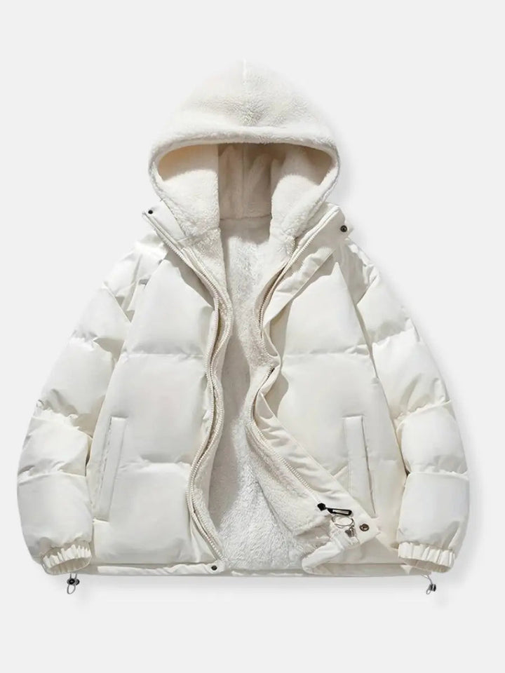 Winter Puffer Hooded Jacket with Inner Lining