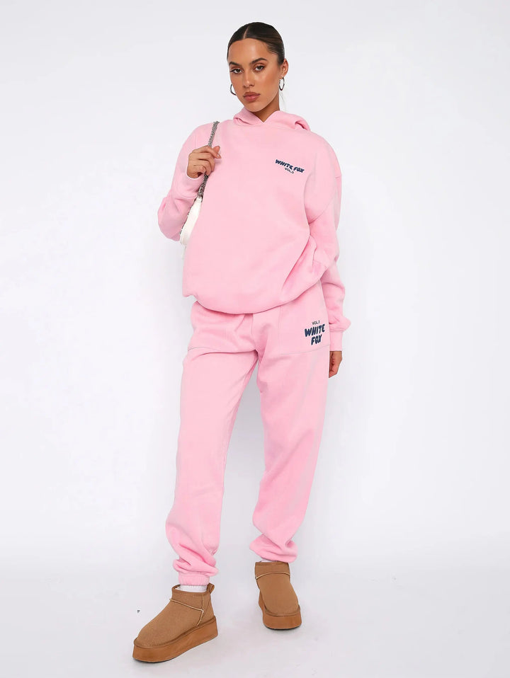 Relaxed Fit Hoodie and Jogger Set for Daily Wear