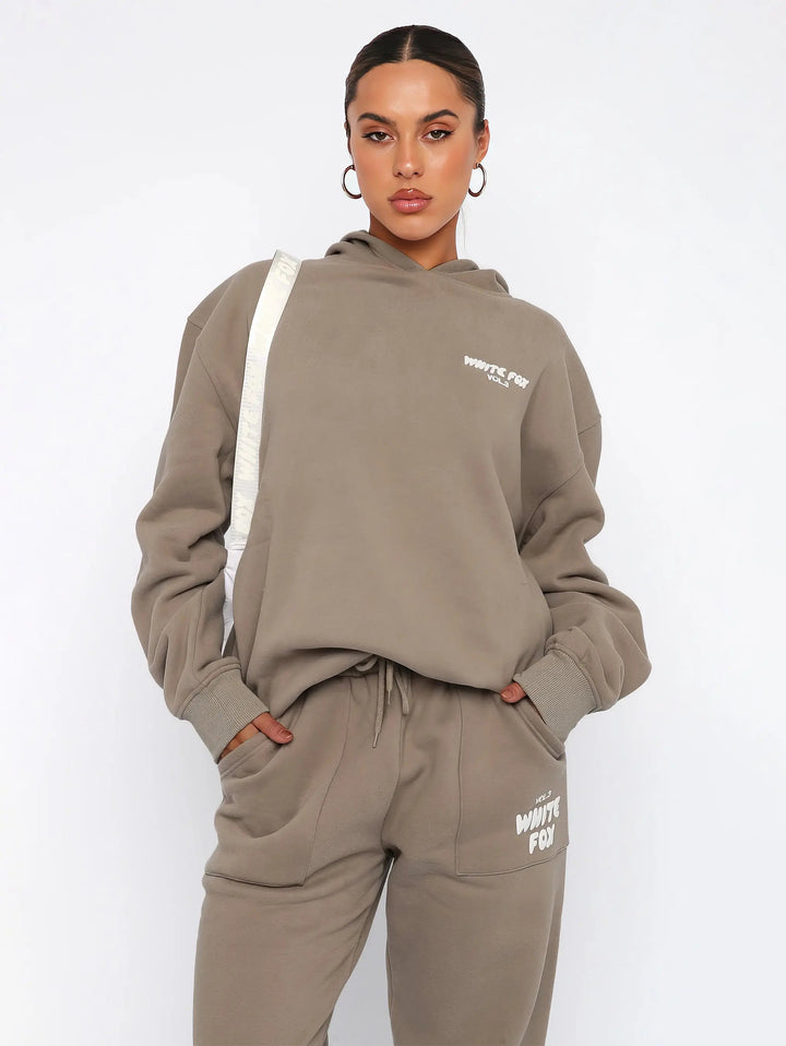 Relaxed Fit Hoodie and Jogger Set for Daily Wear