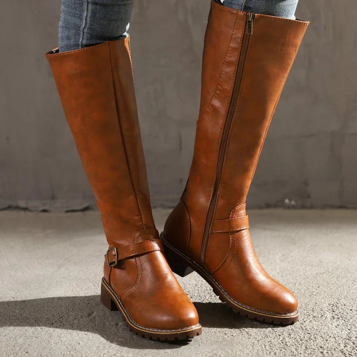 Faux Knee-High Boots for Women
