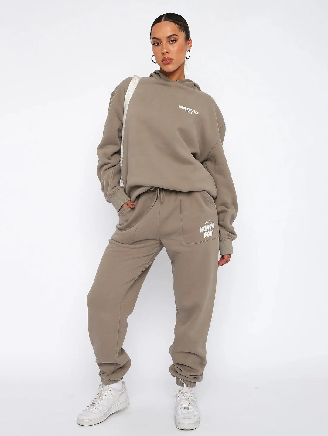 Relaxed Fit Hoodie and Jogger Set for Daily Wear