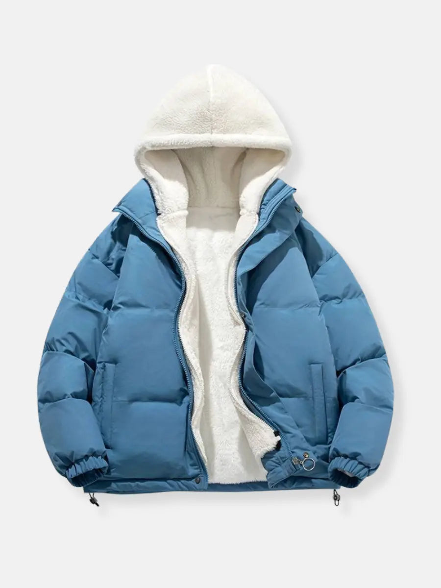 Winter Puffer Hooded Jacket with Inner Lining