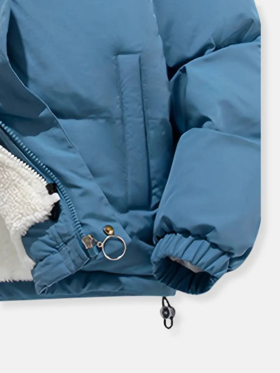 Winter Puffer Hooded Jacket with Inner Lining