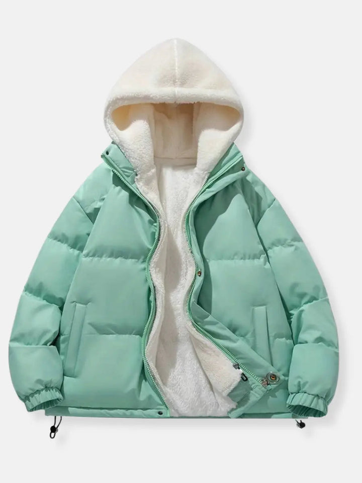 Winter Puffer Hooded Jacket with Inner Lining