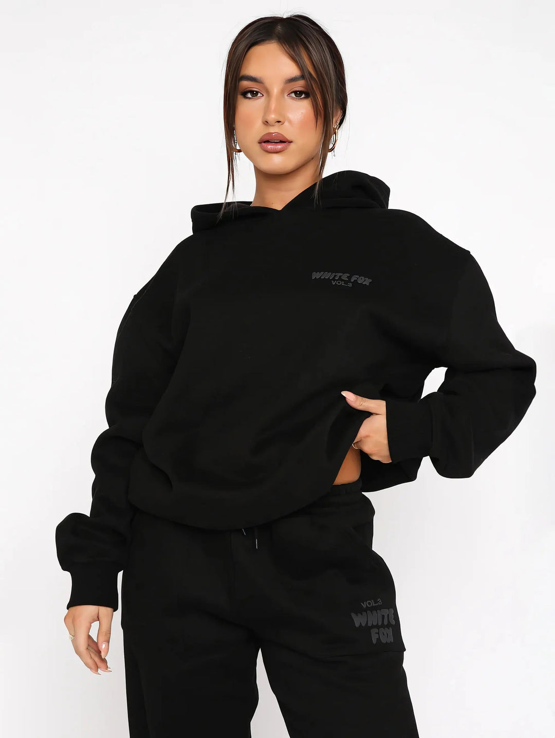 Relaxed Fit Hoodie and Jogger Set for Daily Wear