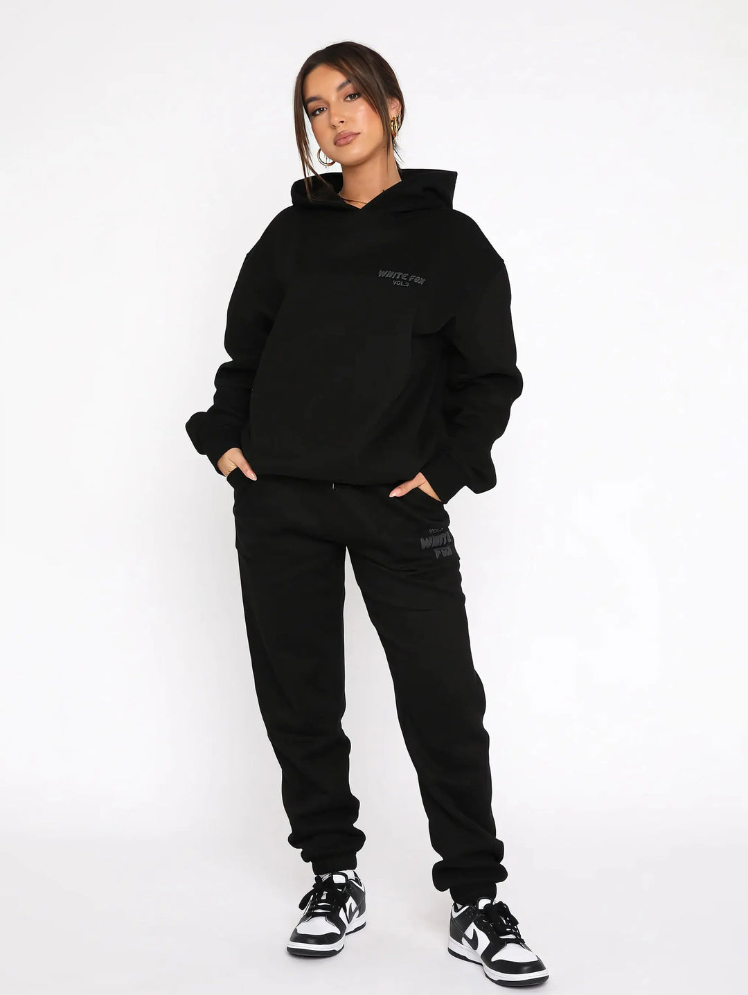 Relaxed Fit Hoodie and Jogger Set for Daily Wear