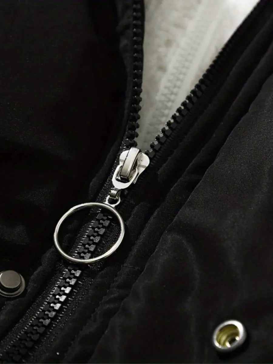 Winter Puffer Hooded Jacket with Inner Lining