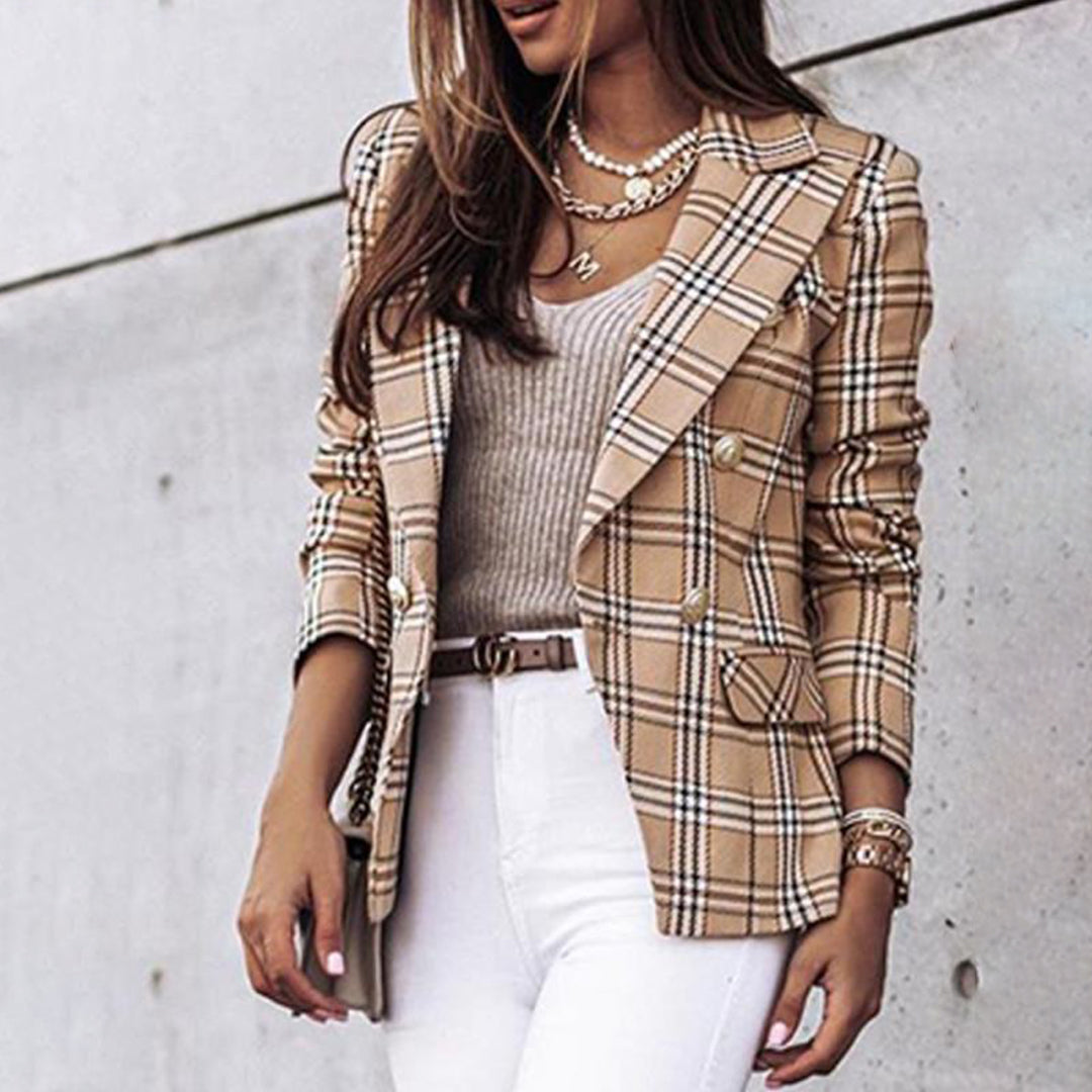 Structured Blazer with Shaped Fit