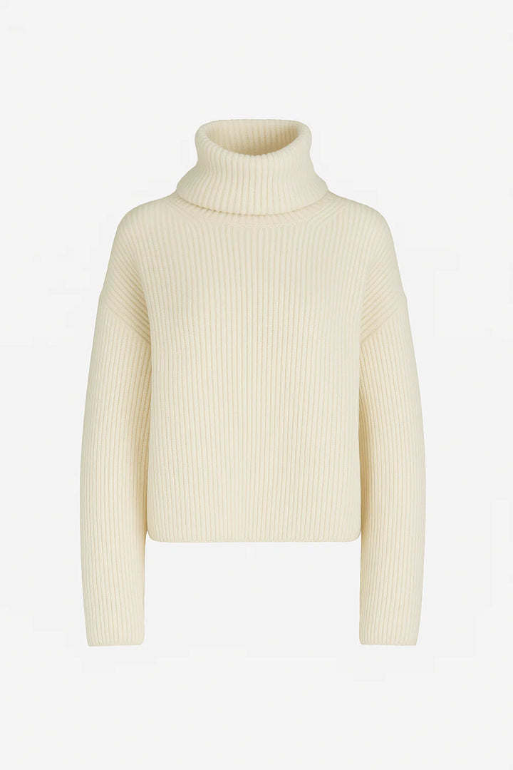 Women's Winter Turtleneck Sweater – Knit Pullover for Cold Weather