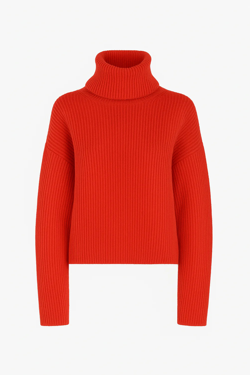 Women's Winter Turtleneck Sweater – Knit Pullover for Cold Weather