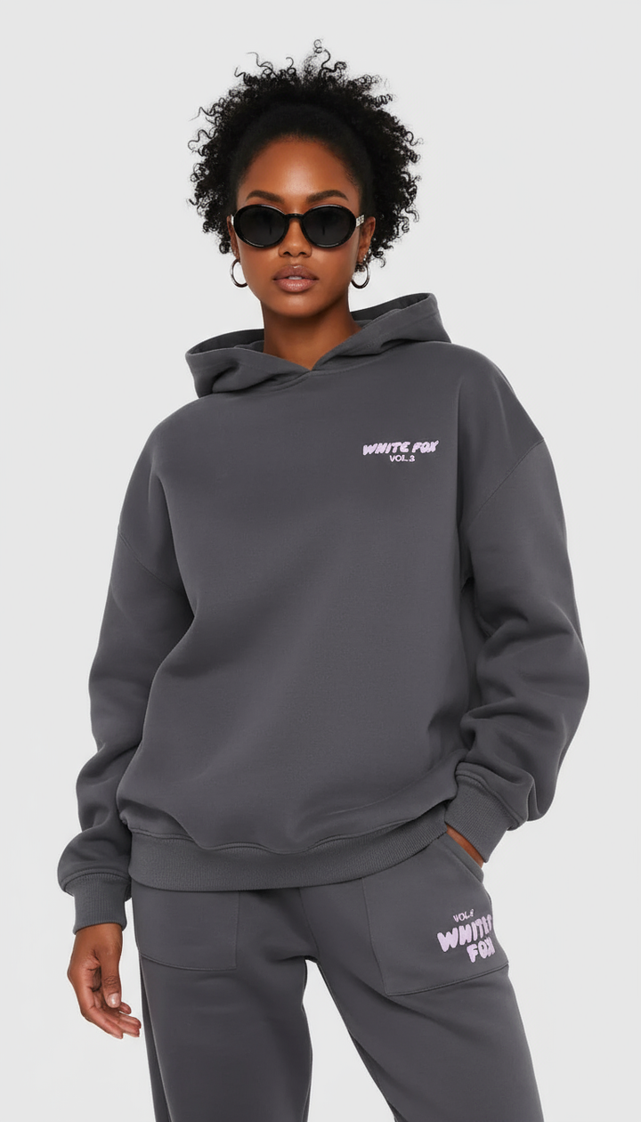 Relaxed Fit Hoodie and Jogger Set for Daily Wear