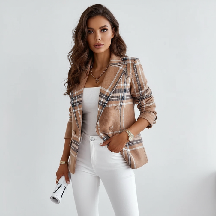 Structured Blazer with Shaped Fit