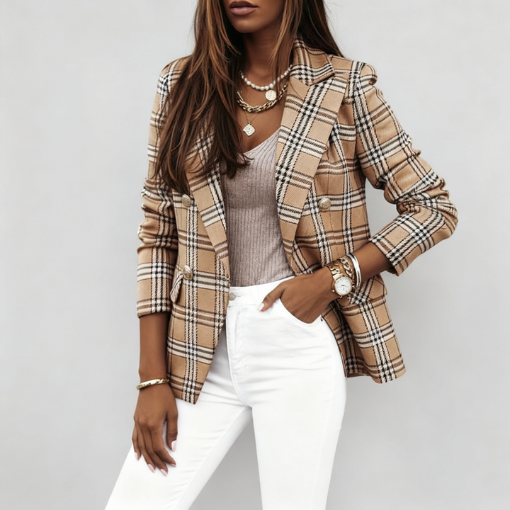 Structured Blazer with Shaped Fit