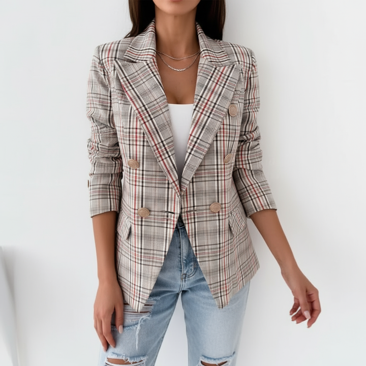 Structured Blazer with Shaped Fit