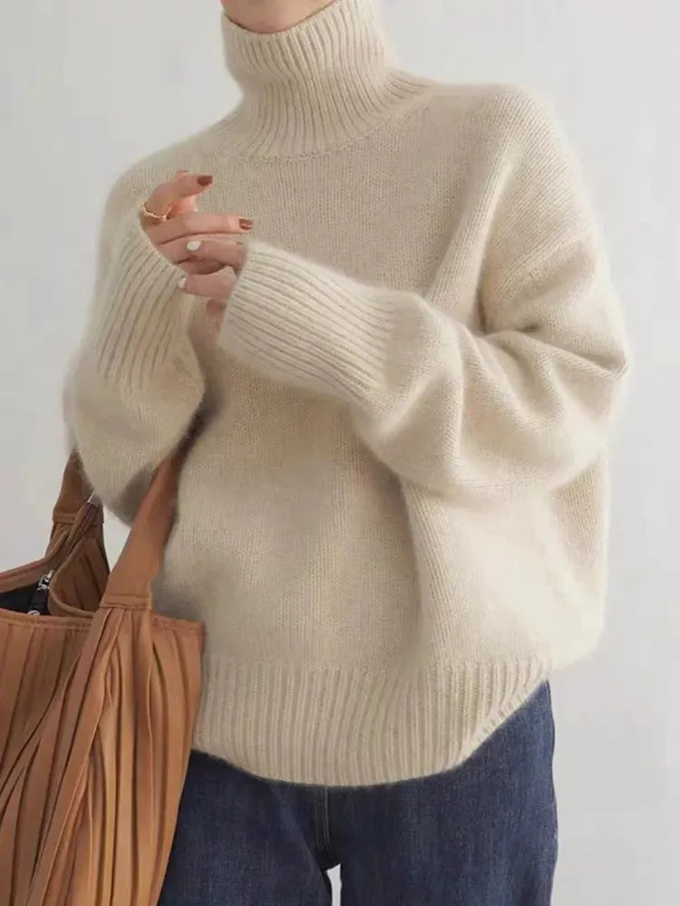 Classic Turtleneck Sweater for Women
