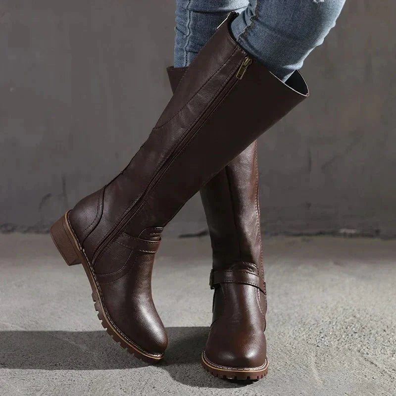 Faux Knee-High Boots for Women